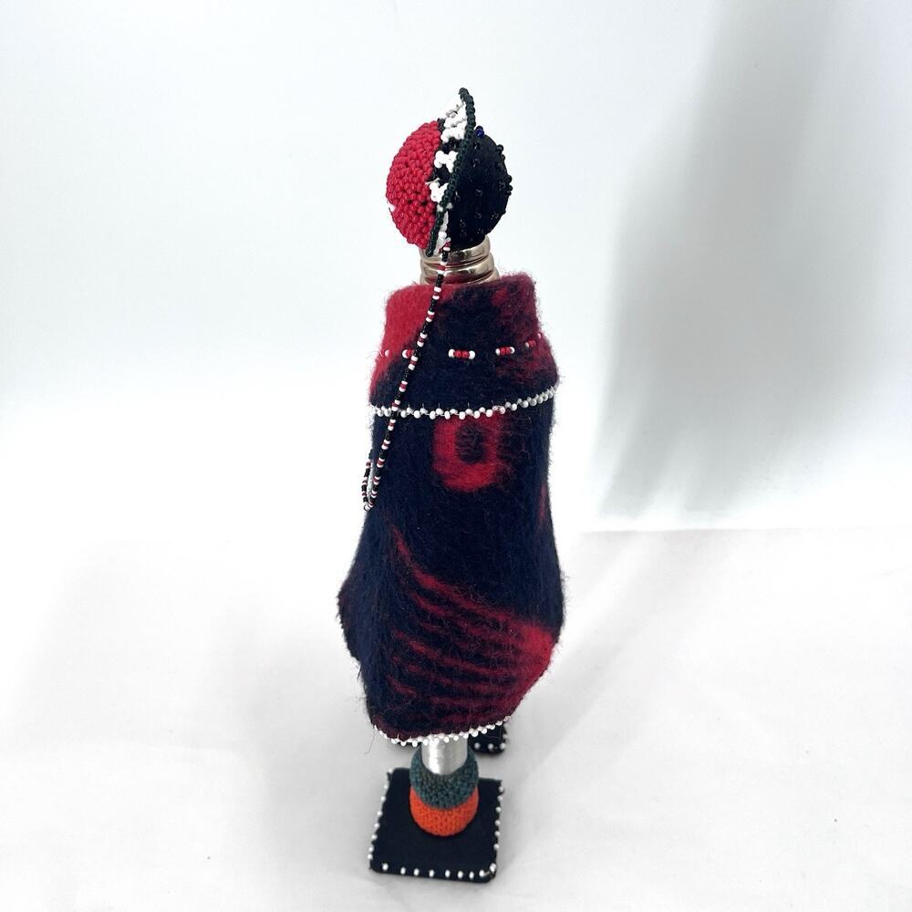Vintage Ethnic South African - Zulu Ndebele Beaded Ceremonial Doll 16” - Picture 5 of 10